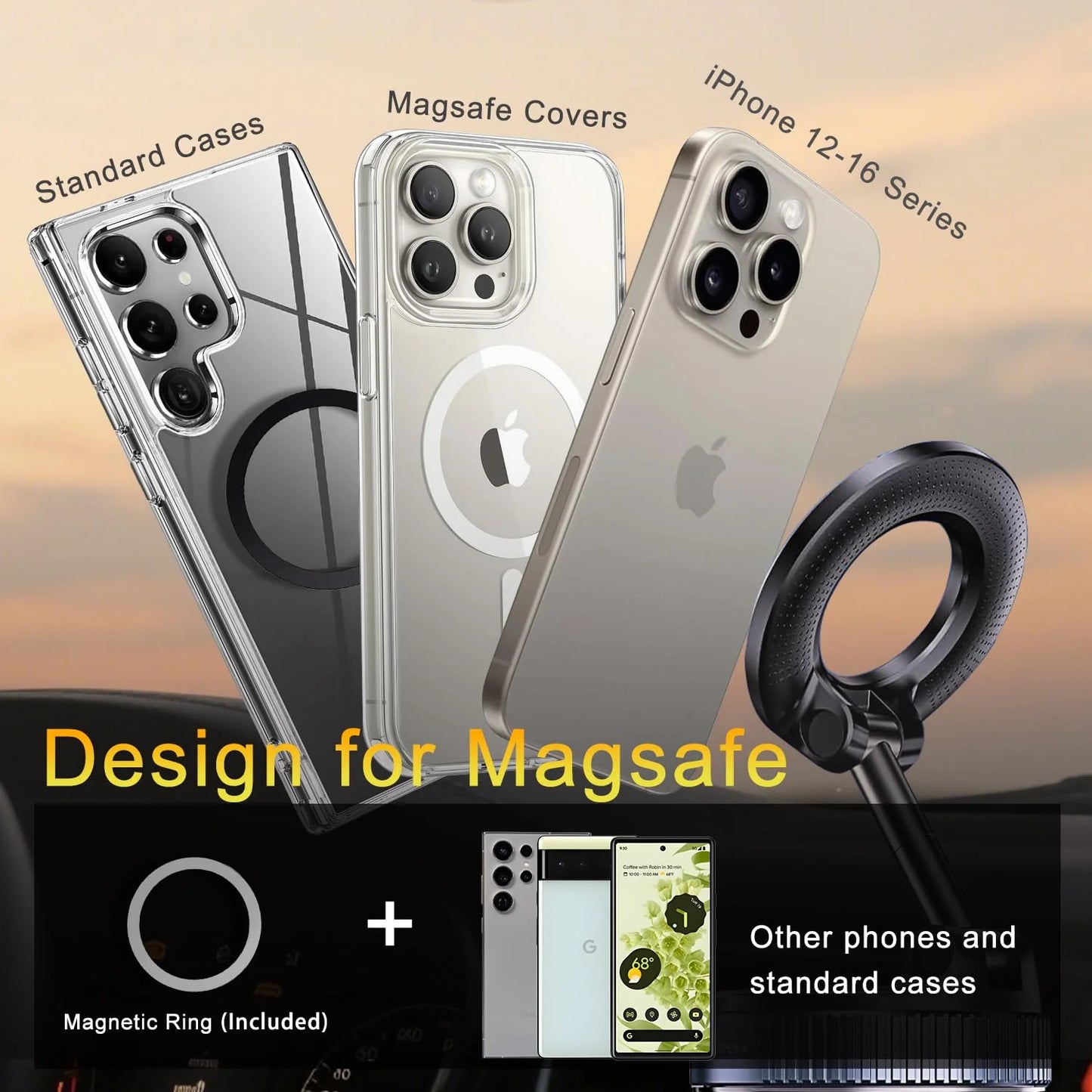 Reshii™ megnetic phone holder